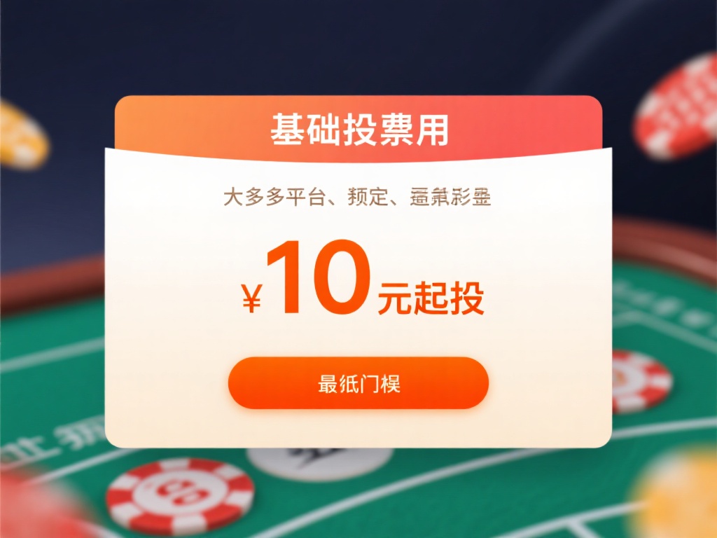 基础投注费用：大多数平台会设定一个最低门槛，比如 
